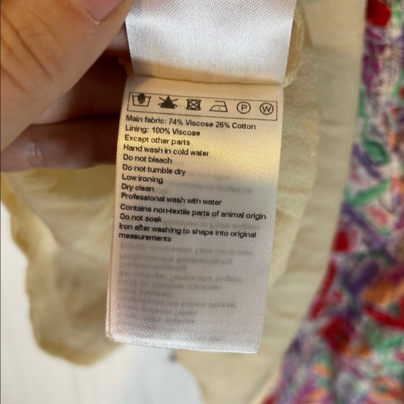 BA&SH LADY ANIELA BUTTON FRONT MINI DRESS O - Picture 8 of 8